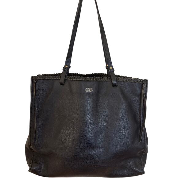 Vince Camuto Handbags - Vince Camuto Leather Tote Bag Purse Large Black Professional Classic